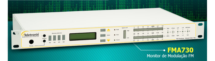FMA730 - Monitor de Modulação FM