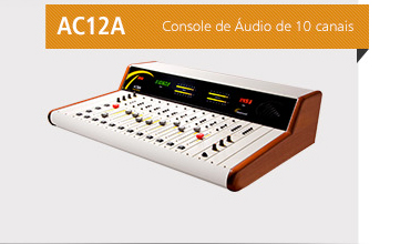 AC12A - Console de Áudio de 10 canais