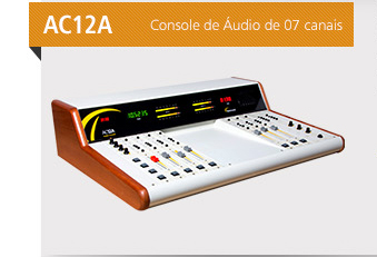 AC12A - Console de Áudio de 07 canais