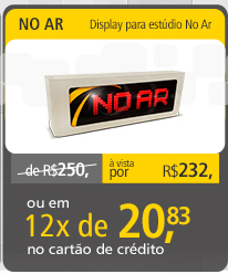 NO AR - Display para estúdio No Ar