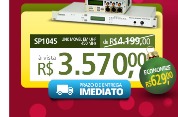 SP1045 Móvel - Link Móvel em UHF de 450MHz