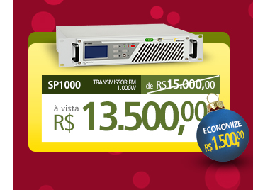 SP1000 - Transmissor FM de 1.000W